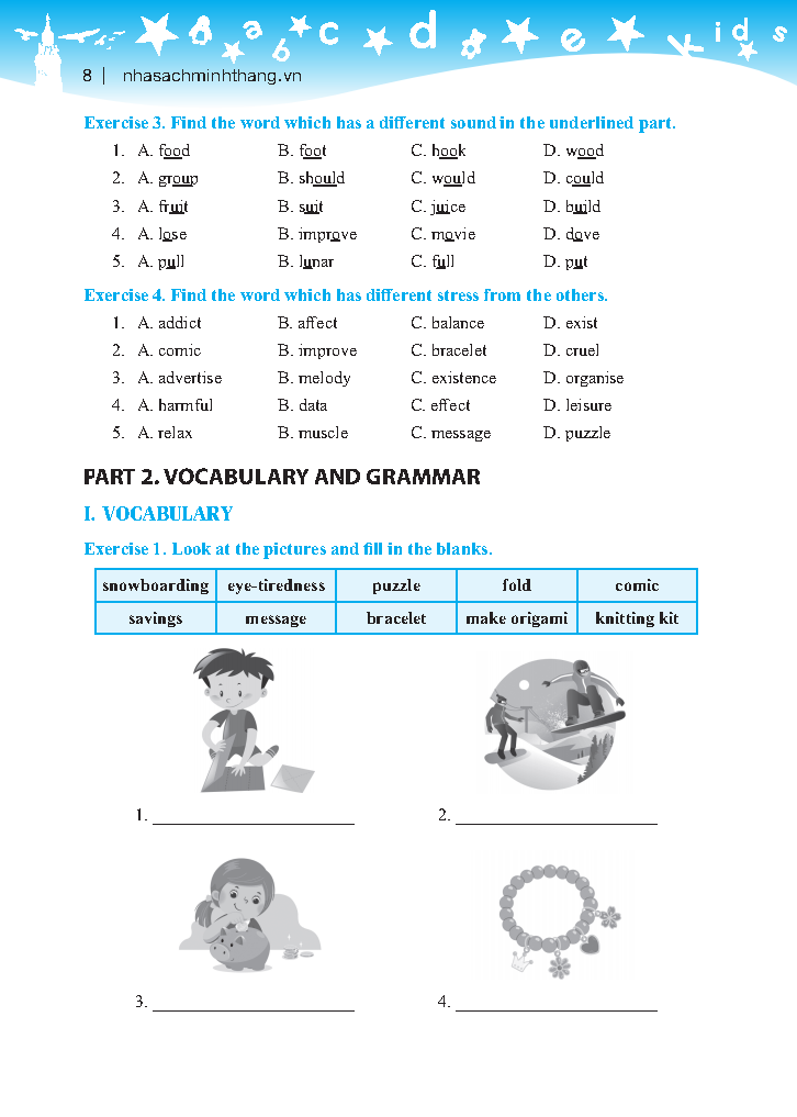 bộ global success - bài tập tiếng anh lớp 8 - tập 1 (có đáp án) - Ảnh 8