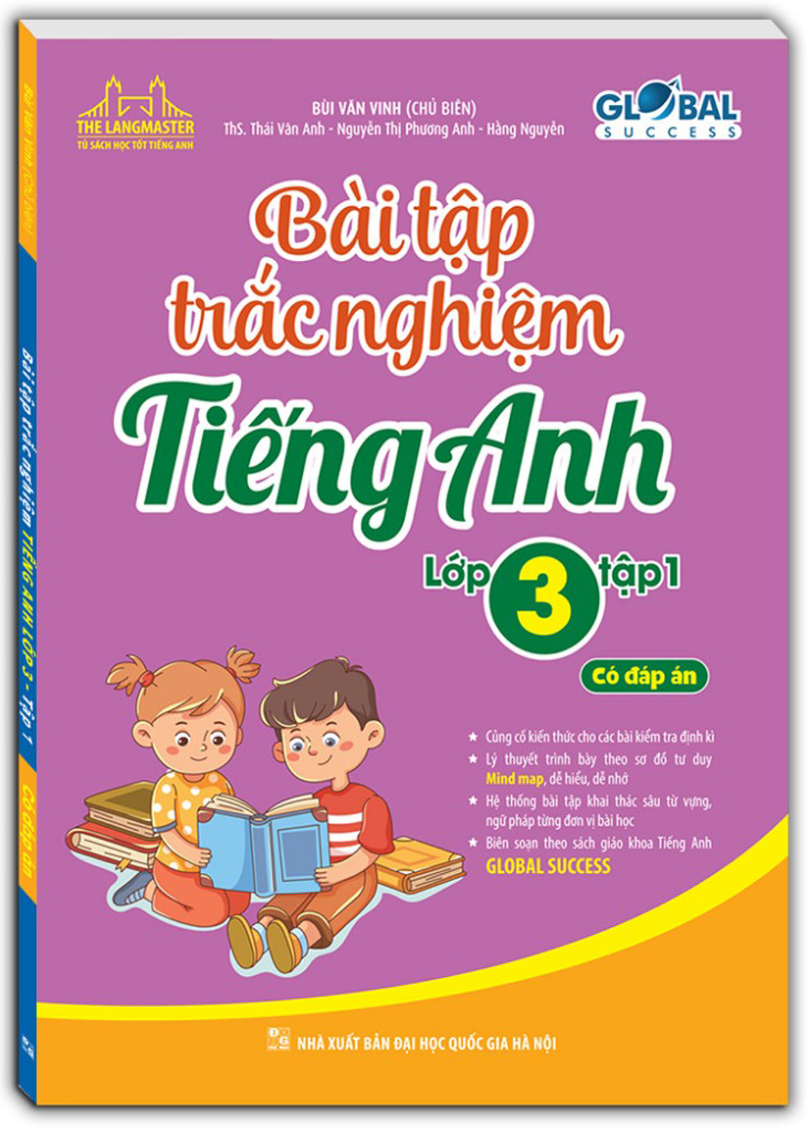 bộ global success - bài tập trắc nghiệm tiếng anh lớp 3 - tập 1 - có đáp án - Ảnh 2
