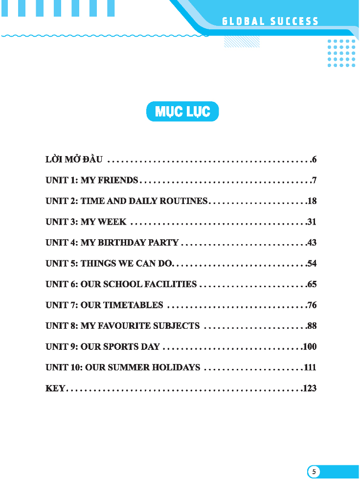 bộ global success - bài tập trắc nghiệm tiếng anh lớp 4 - tập 1 - có đáp án - Ảnh 3