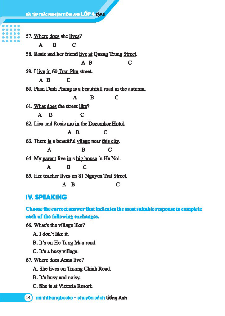 bộ global success - bài tập trắc nghiệm tiếng anh lớp 4 - tập 2 - có đáp án - Ảnh 10