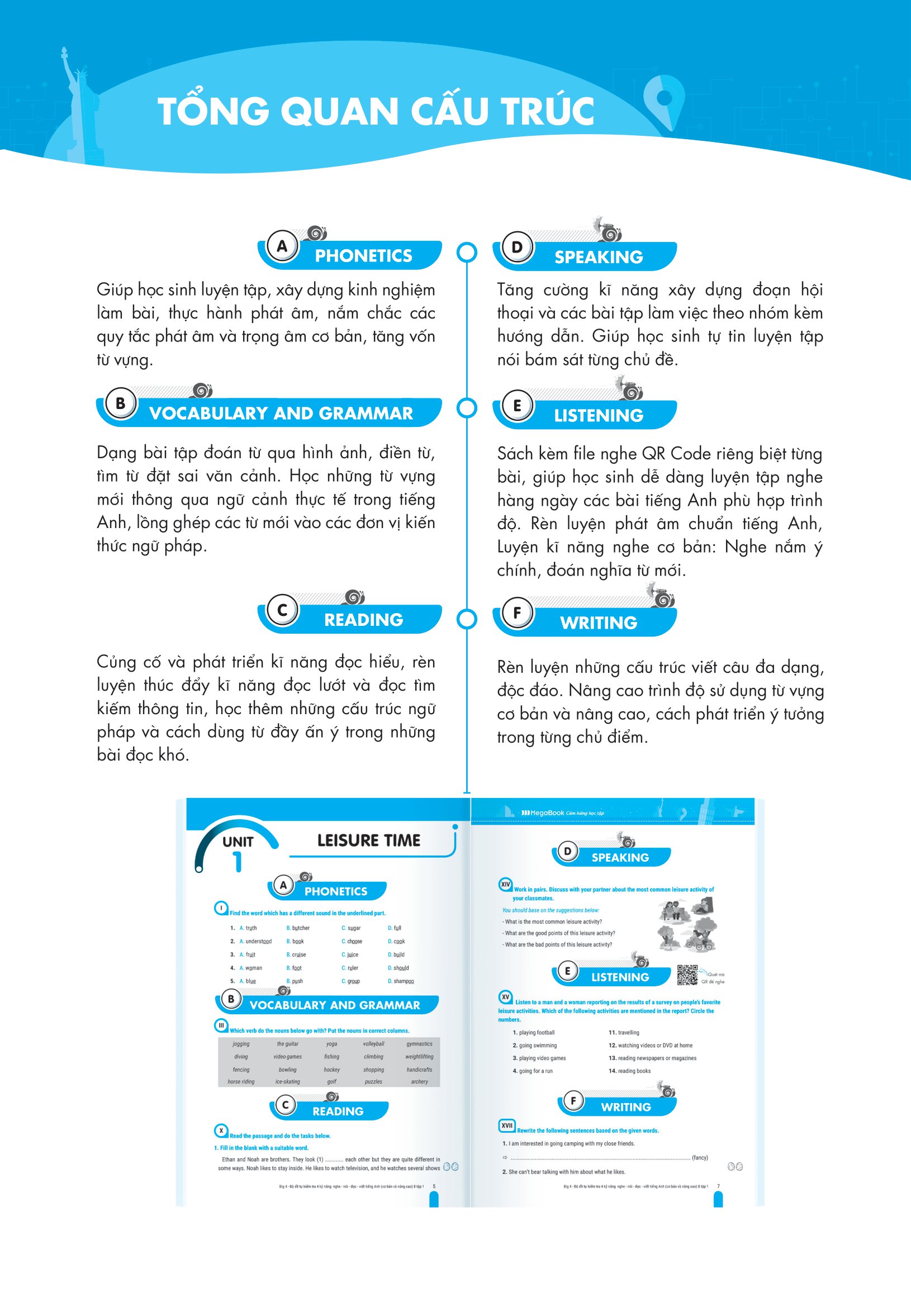 bộ global success - big 4 - bộ đề tự kiểm tra 4 kỹ năng nghe-nói-đọc-viết tiếng anh cơ bản và nâng cao 8 - tập 1 - Ảnh 3