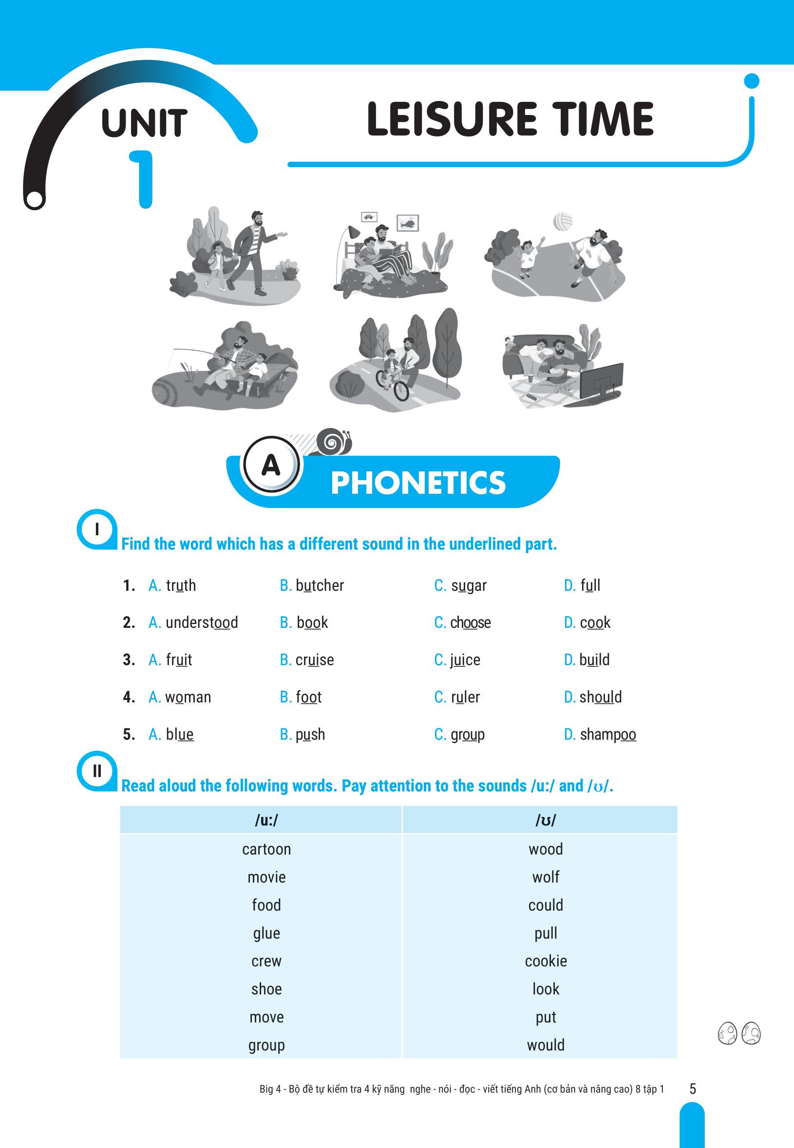 bộ global success - big 4 - bộ đề tự kiểm tra 4 kỹ năng nghe-nói-đọc-viết tiếng anh cơ bản và nâng cao 8 - tập 1 - Ảnh 6