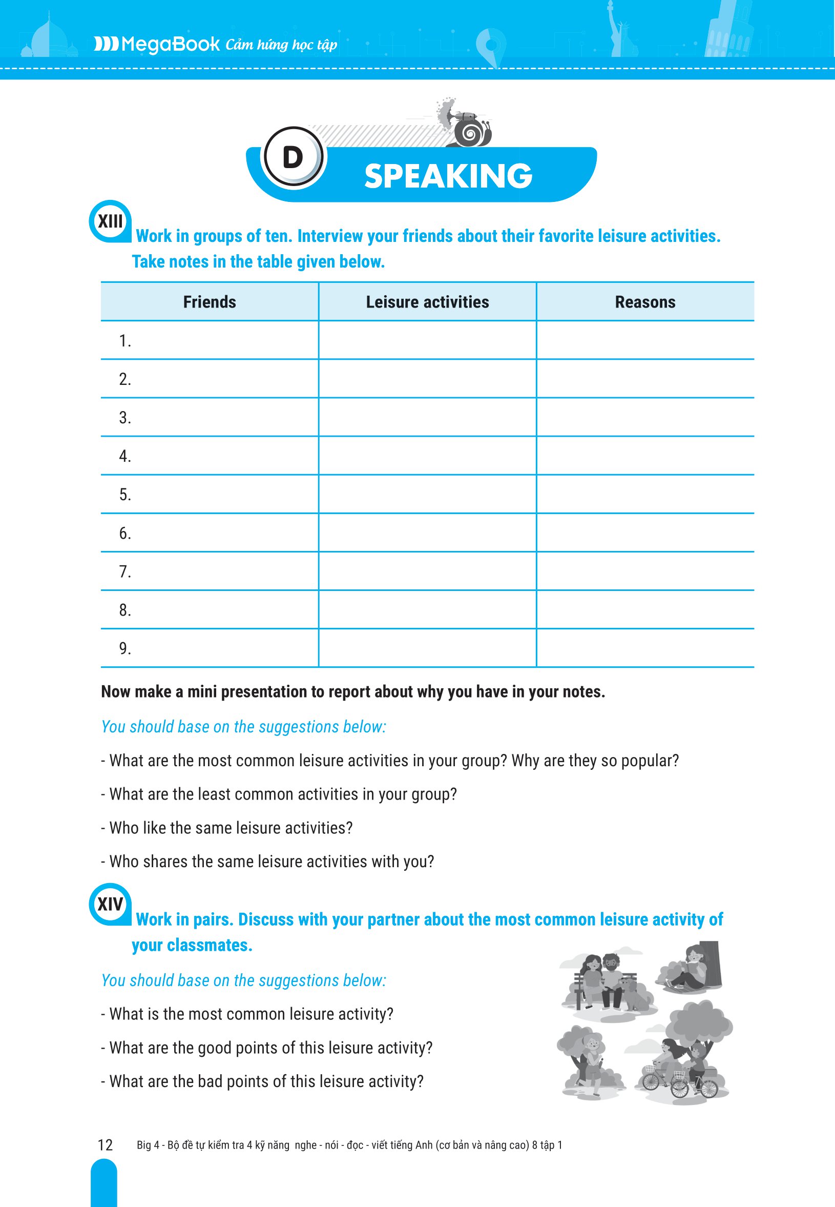 bộ global success - big 4 - bộ đề tự kiểm tra 4 kỹ năng nghe-nói-đọc-viết tiếng anh cơ bản và nâng cao 8 - tập 1 - Ảnh 9