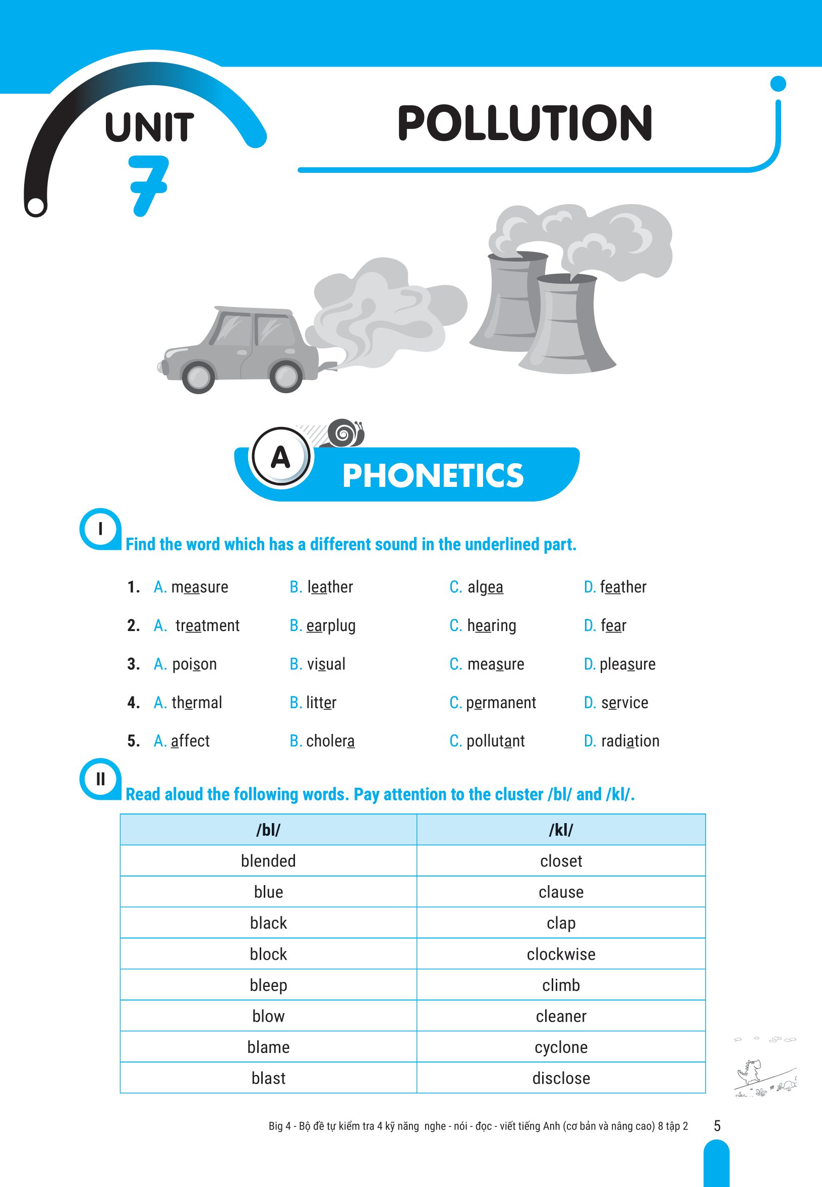 bộ global success - big 4 - bộ đề tự kiểm tra 4 kỹ năng nghe-nói-đọc-viết tiếng anh cơ bản và nâng cao 8 - tập 2 - Ảnh 6