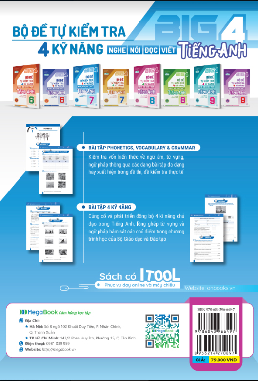 bộ global success - big 4 - bộ đề tự kiểm tra 4 kỹ năng nghe, nói, đọc, viết tiếng anh lớp 7 - tập 1 - cơ bản và nâng cao (tái bản 2023) - Ảnh 3