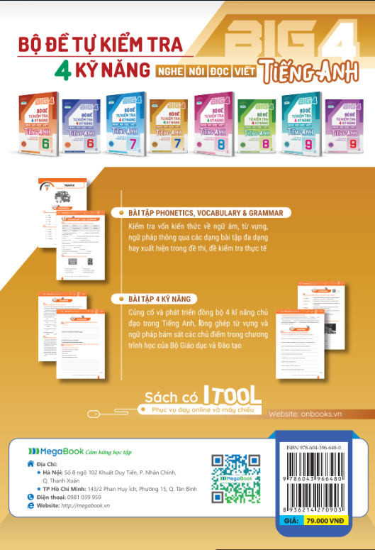 bộ global success - big 4 - bộ đề tự kiểm tra 4 kỹ năng nghe, nói, đọc, viết tiếng anh lớp 7 - tập 2 - cơ bản và nâng cao (tái bản 2023) - Ảnh 3