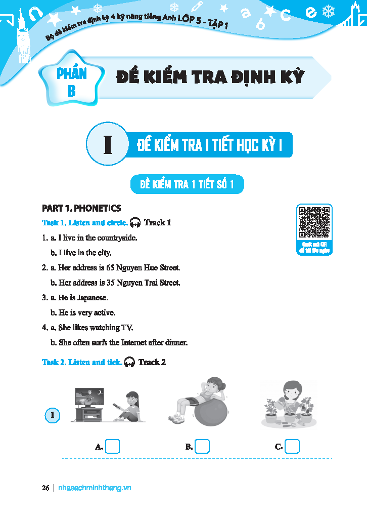 Bo
						
										
										Global Success - Bo De Kiem Tra Dinh Ky 4 Ky Nang Tieng Anh Lop 5 - Tap 1 (Co Dap An) - Ảnh 6