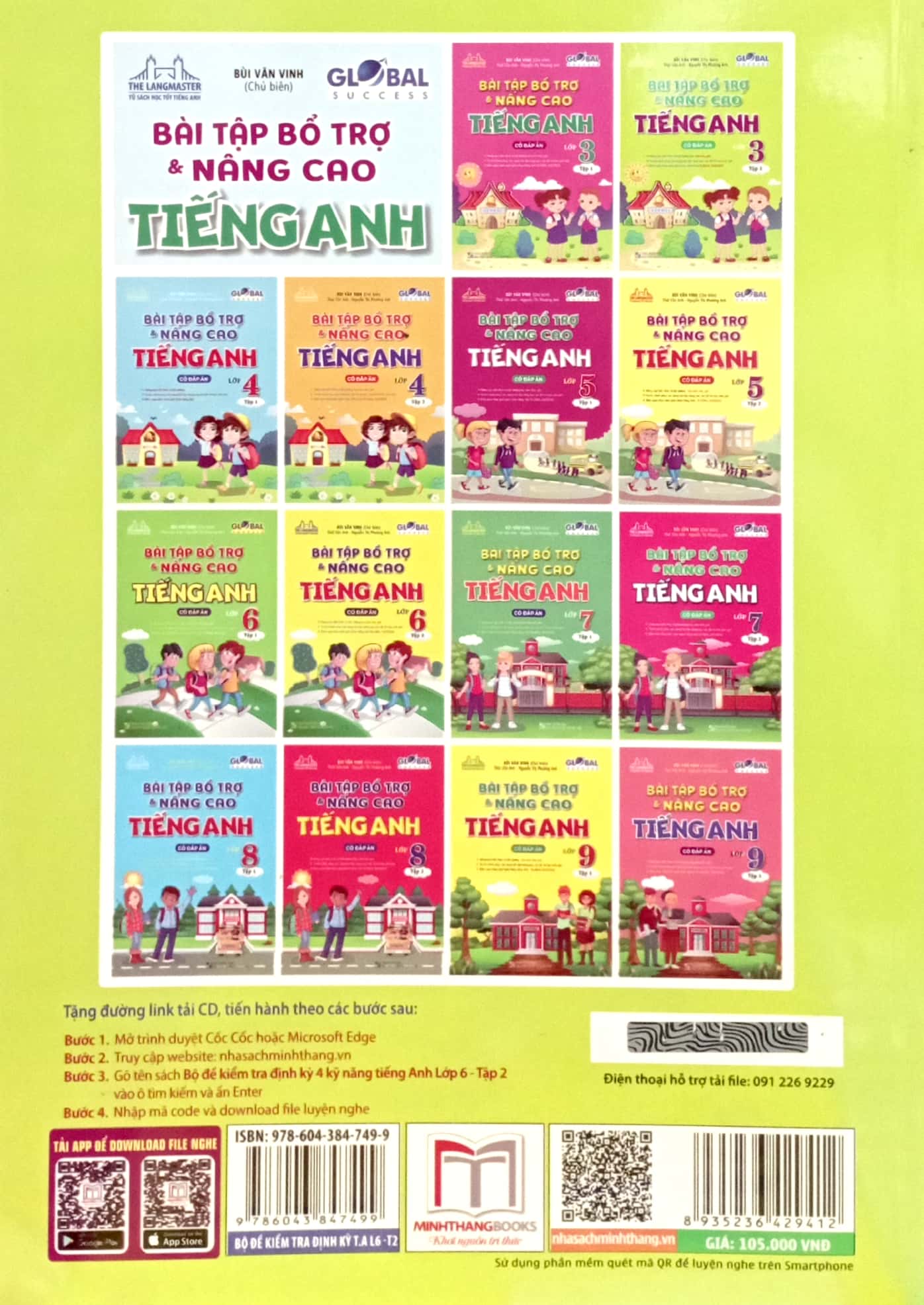 bộ global success - bộ đề kiểm tra định kỳ 4 kỹ năng tiếng anh lớp 6 - tập 2 (có đáp án) - Ảnh 6