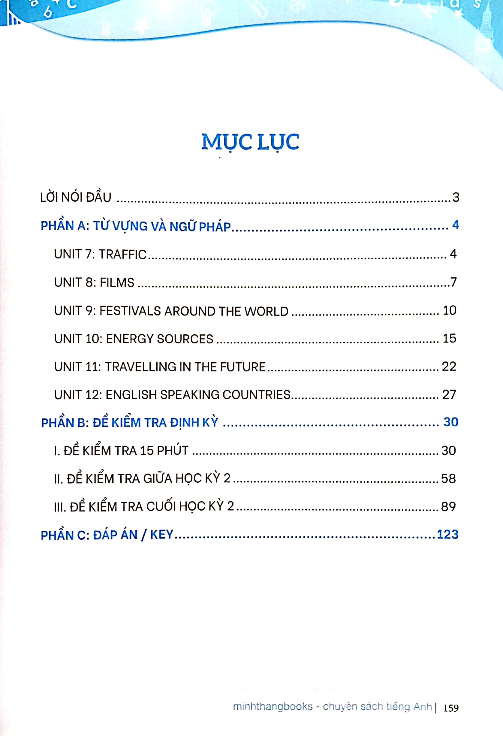 bộ global success - bộ đề kiểm tra định kỳ 4 kỹ năng tiếng anh lớp 7 - tập 2 (có đáp án) - Ảnh 3