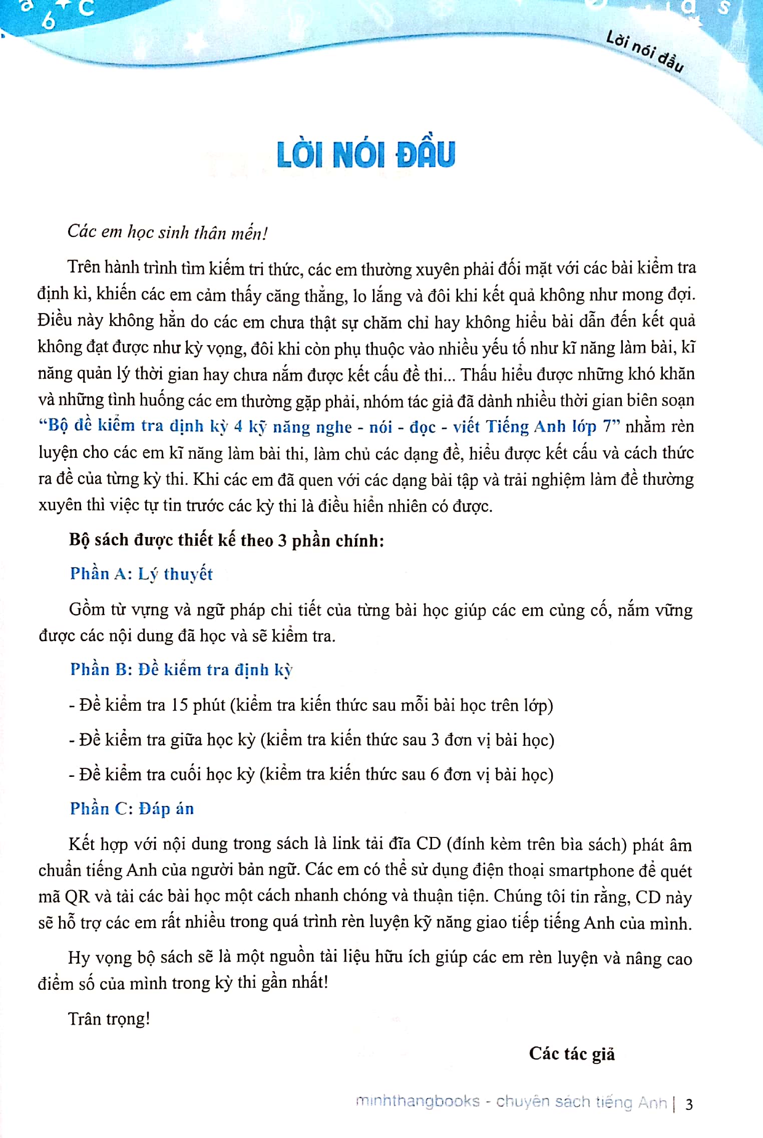 bộ global success - bộ đề kiểm tra định kỳ 4 kỹ năng tiếng anh lớp 7 - tập 2 (có đáp án) - Ảnh 4