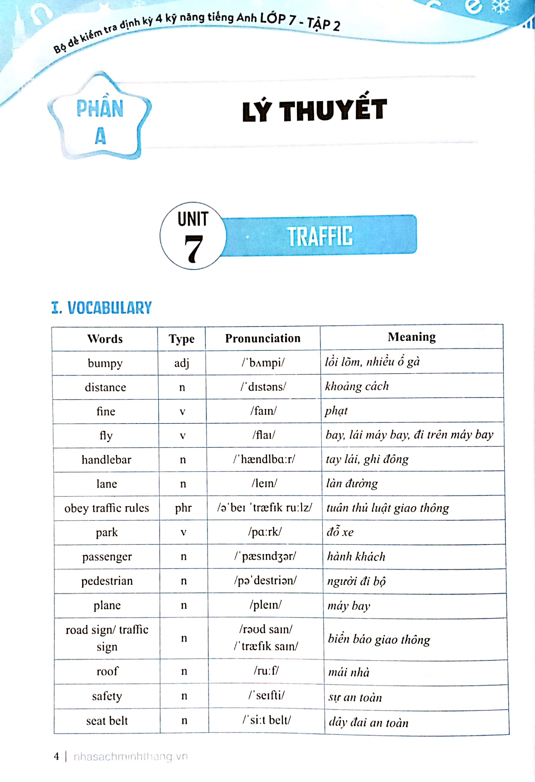 bộ global success - bộ đề kiểm tra định kỳ 4 kỹ năng tiếng anh lớp 7 - tập 2 (có đáp án) - Ảnh 5