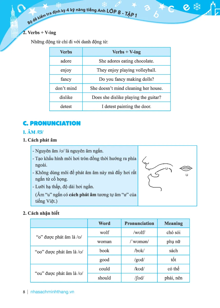 bộ global success - bộ đề kiểm tra định kỳ 4 kỹ năng tiếng anh lớp 8 - tập 1 (có đáp án) - Ảnh 7