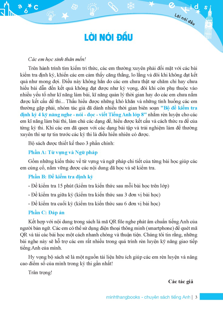bộ global success - bộ đề kiểm tra định kỳ 4 kỹ năng tiếng anh lớp 8 - tập 2 - có đáp án - Ảnh 3