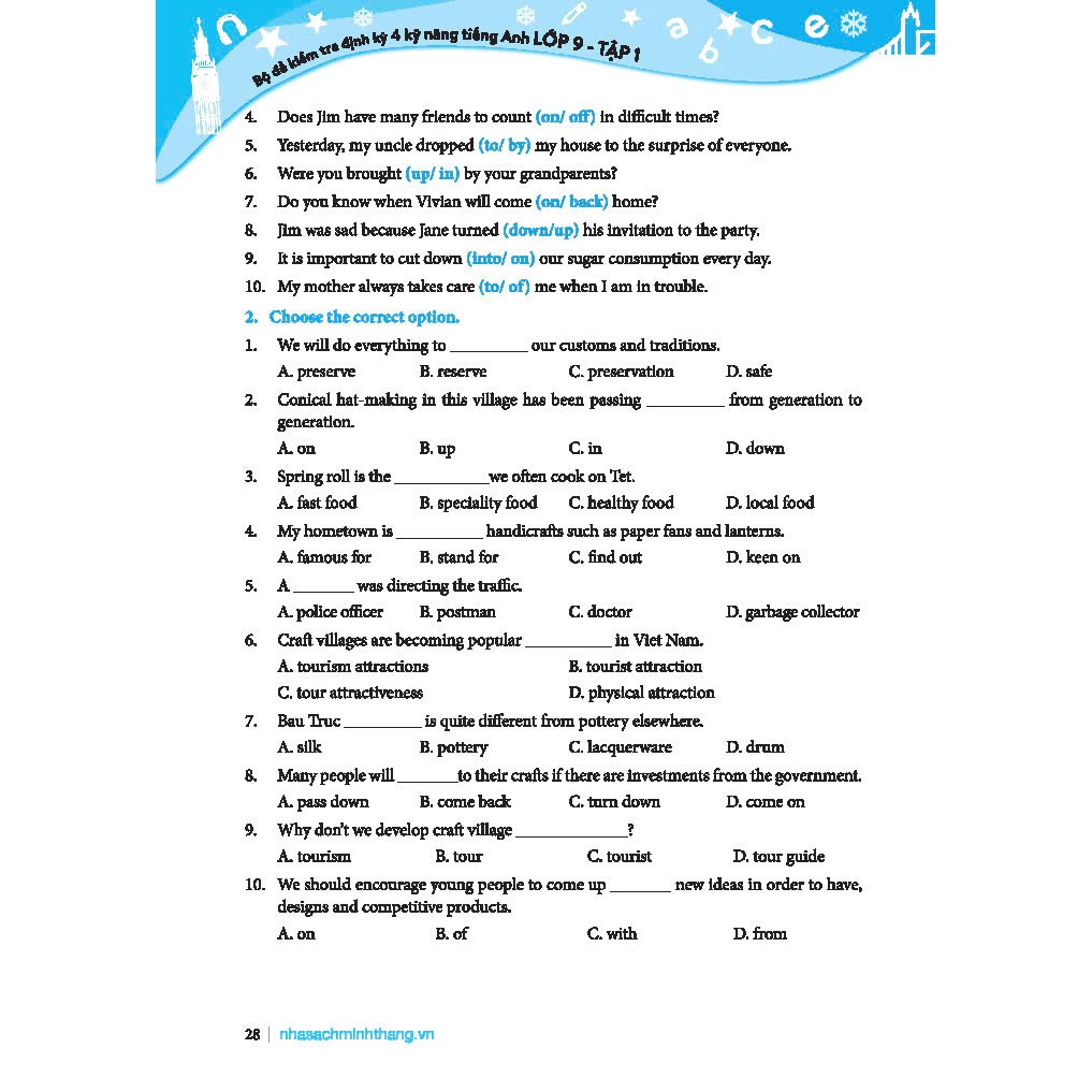 Bộ Global Success - Bộ Đề Kiểm Tra Định Kỳ 4 Kỹ Năng Tiếng Anh Lớp 9 - Tập 1 (Có Đáp Án) - Ảnh 10