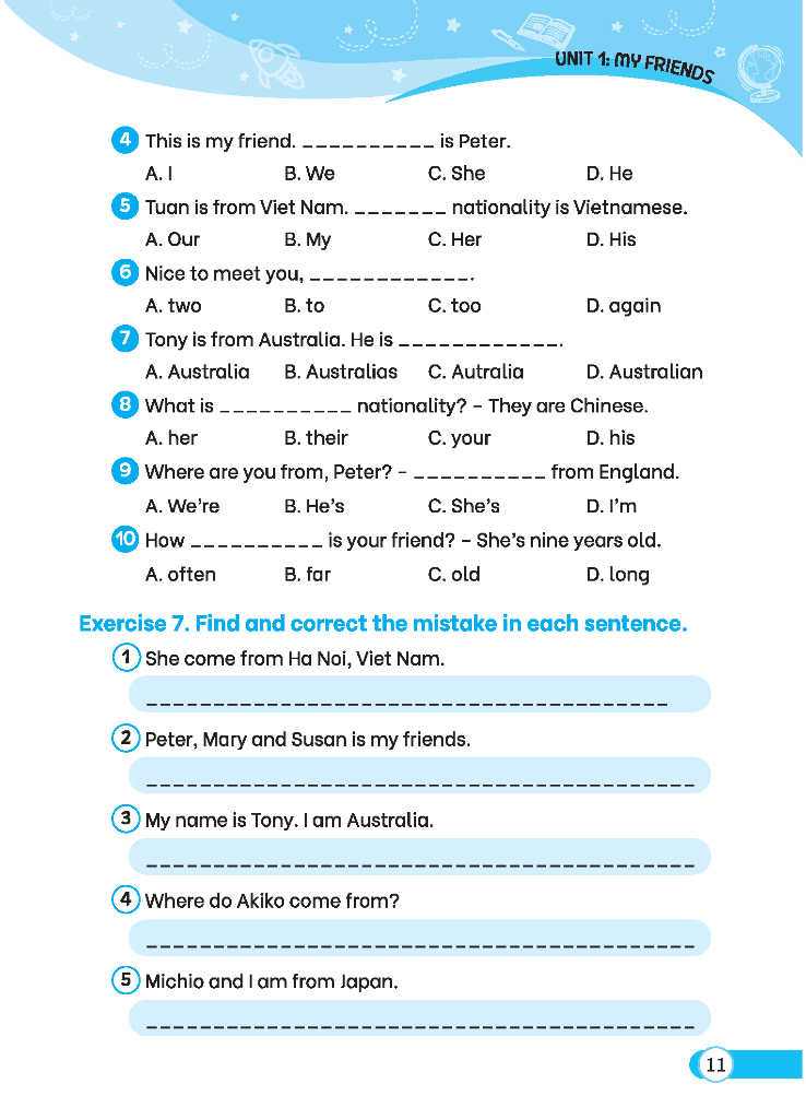 bộ global success - bộ đề kiểm tra tiếng anh lớp 4 - tập 1 - có đáp án - Ảnh 10