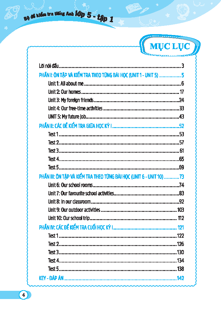 Bộ Global Success - Bộ Đề Kiểm Tra Tiếng Anh lớp 5 - Tập 1 (Có Đáp Án) - Ảnh 4
