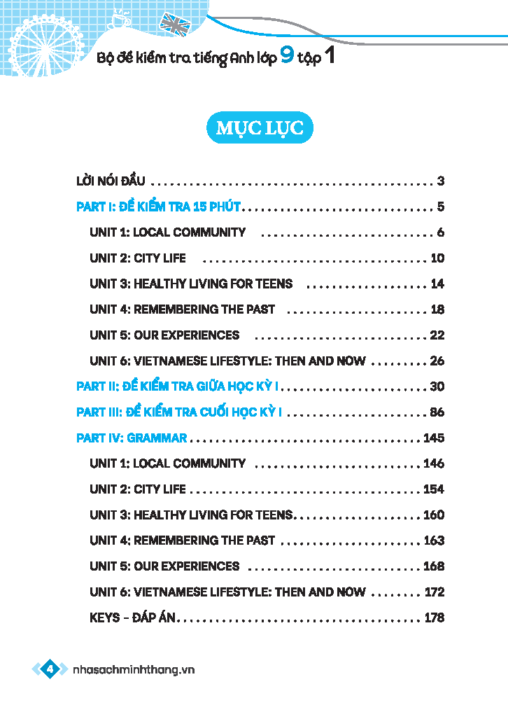 Bộ Global Success - Bộ Đề Kiểm Tra Tiếng Anh Lớp 9 - Tập 1 (Có Đáp Án) - Ảnh 4