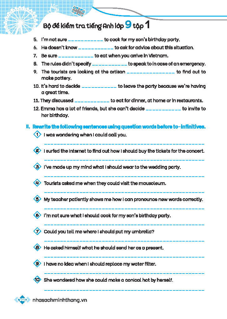 Bộ Global Success - Bộ Đề Kiểm Tra Tiếng Anh Lớp 9 - Tập 1 (Có Đáp Án) - Ảnh 7