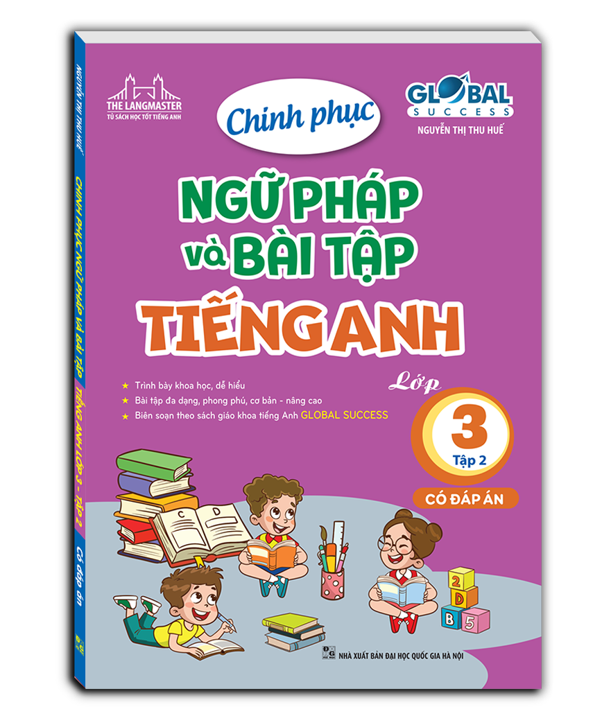 bộ global success - chinh phục ngữ pháp và bài tập tiếng anh lớp 3 - tập 2 (có đáp án) - Ảnh 2