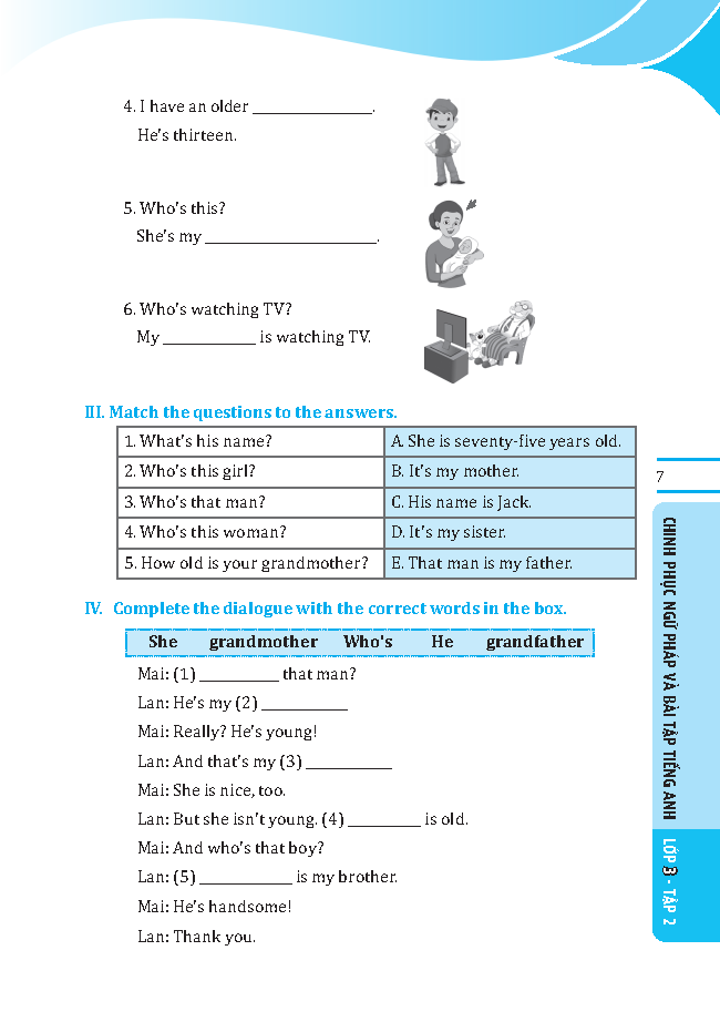 bộ global success - chinh phục ngữ pháp và bài tập tiếng anh lớp 3 - tập 2 (có đáp án) - Ảnh 6