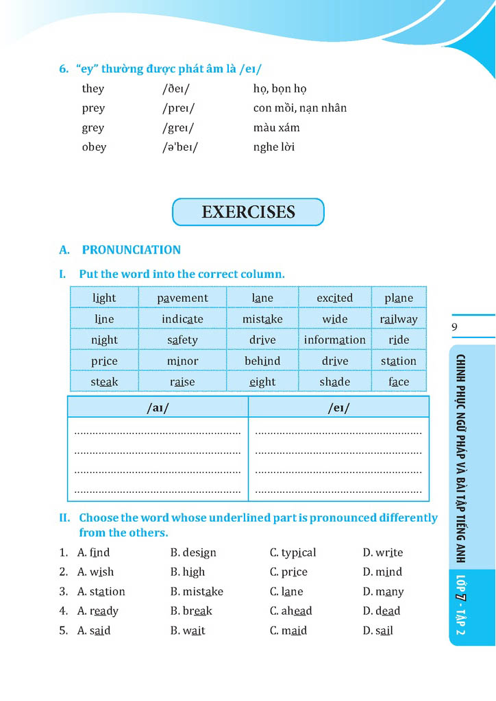 bộ global success - chinh phục ngữ pháp và bài tập tiếng anh lớp 7 - tập 2 (có đáp án) - Ảnh 8