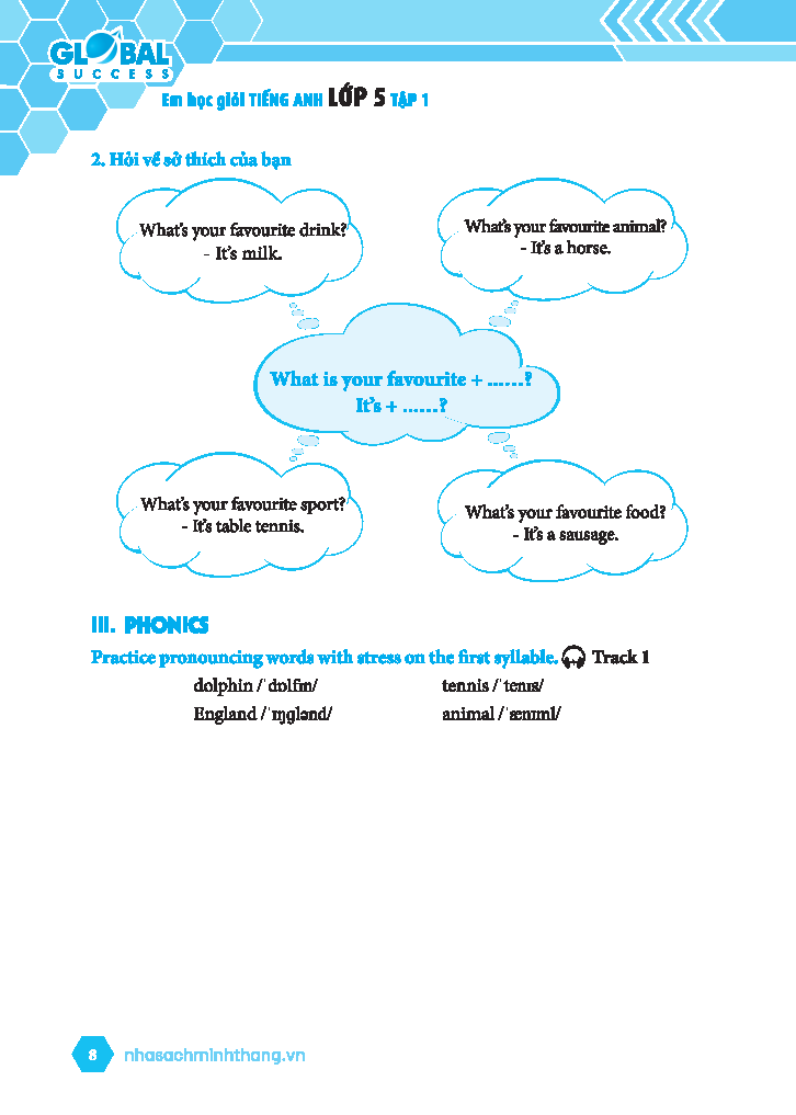 Bộ Global Success - Em Học Giỏi Tiếng Anh 5 - Tập 1 (Có Đáp Án) - Ảnh 6