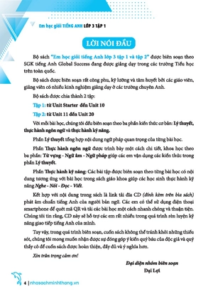 bộ global success - em học giỏi tiếng anh lớp 3 - tập 1 (có đáp án) (tái bản 2022) - Ảnh 4