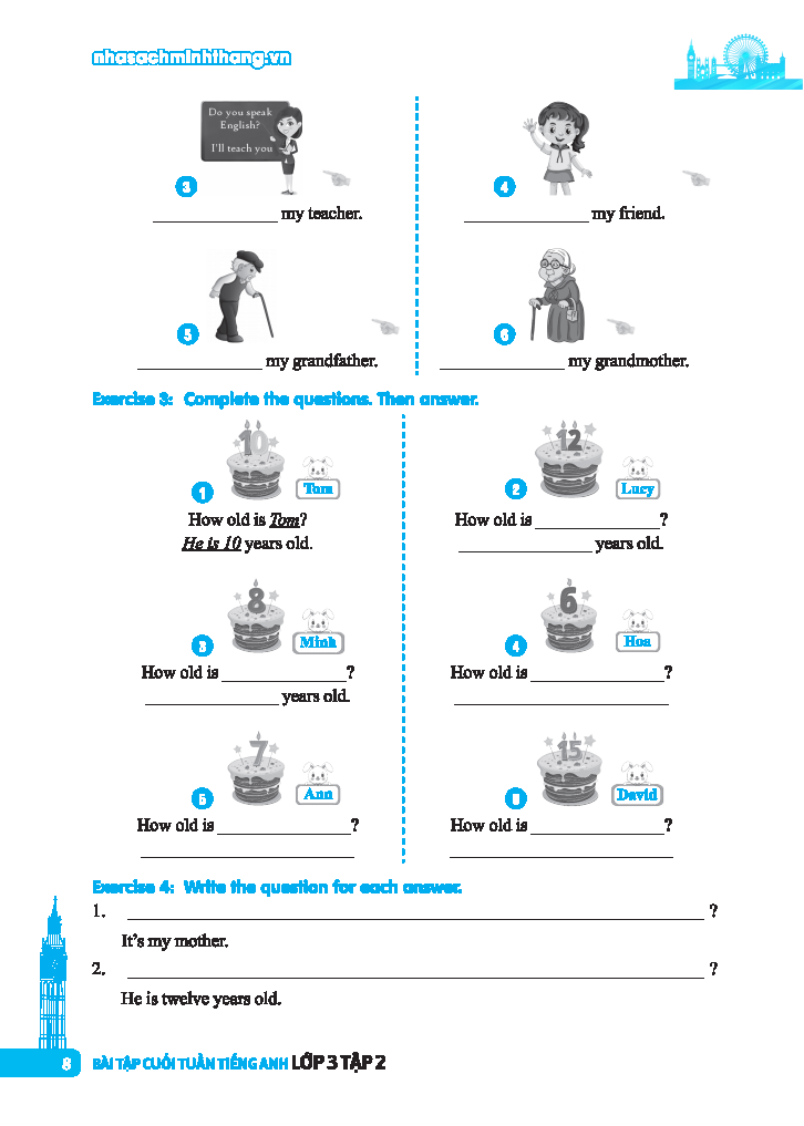 Bộ Global Success - Em Học Giỏi Tiếng Anh Lớp 3 Tập 2 (Có Đáp Án) - Ảnh 7