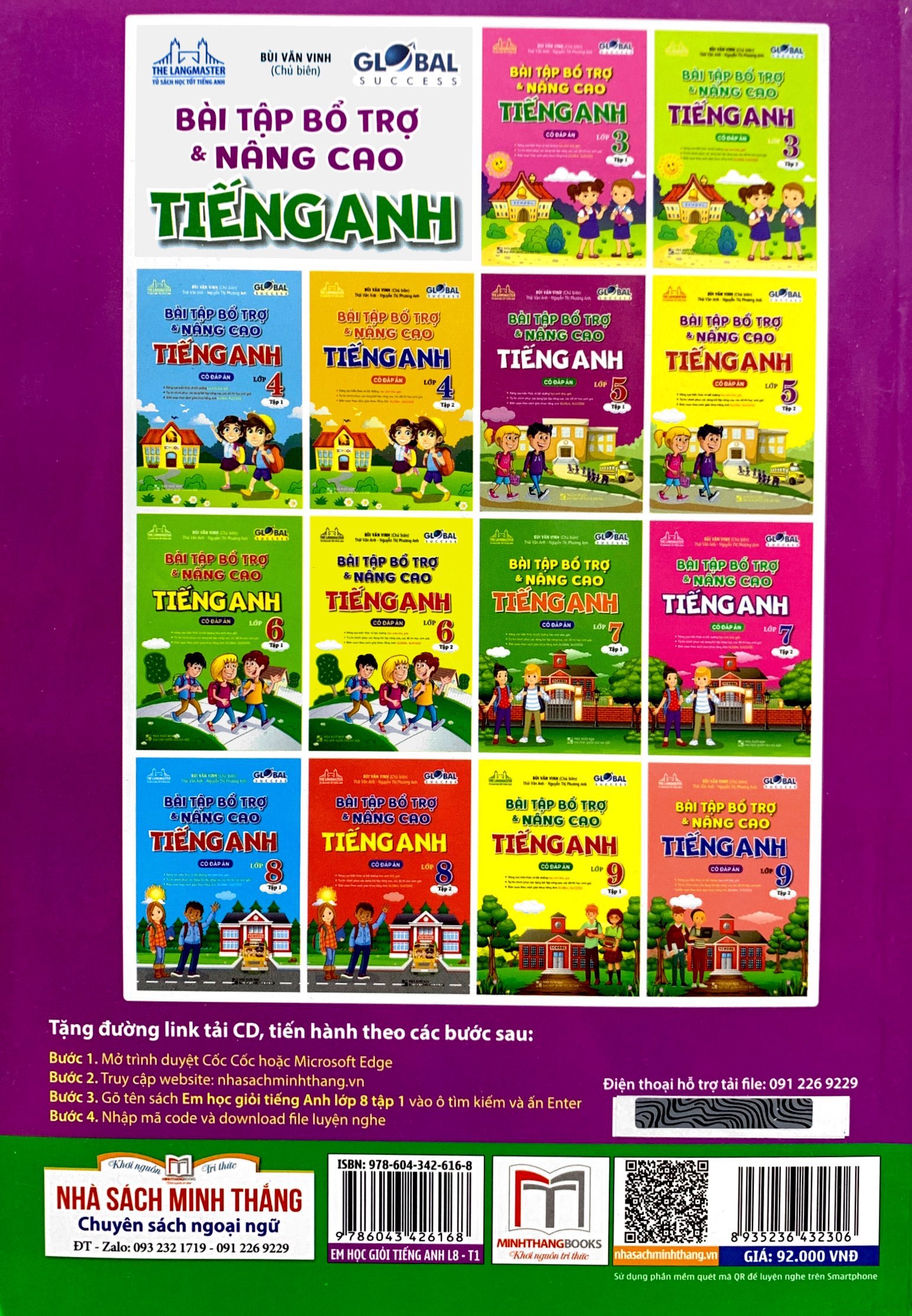 bộ global success - em học giỏi tiếng anh lớp 8 - tập 1 (có đáp án) - Ảnh 8