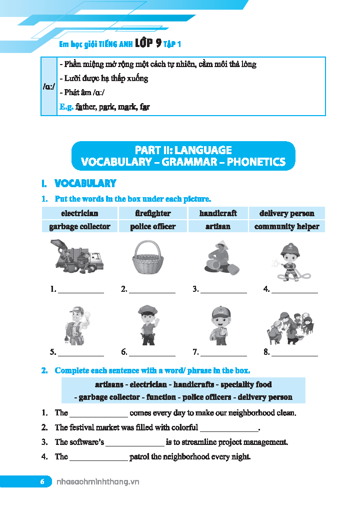 Bo
						
										
										Global Success - Em Hoc Gioi Tieng Anh Lop 9 - Tap 1 (Co Dap An) - Ảnh 6