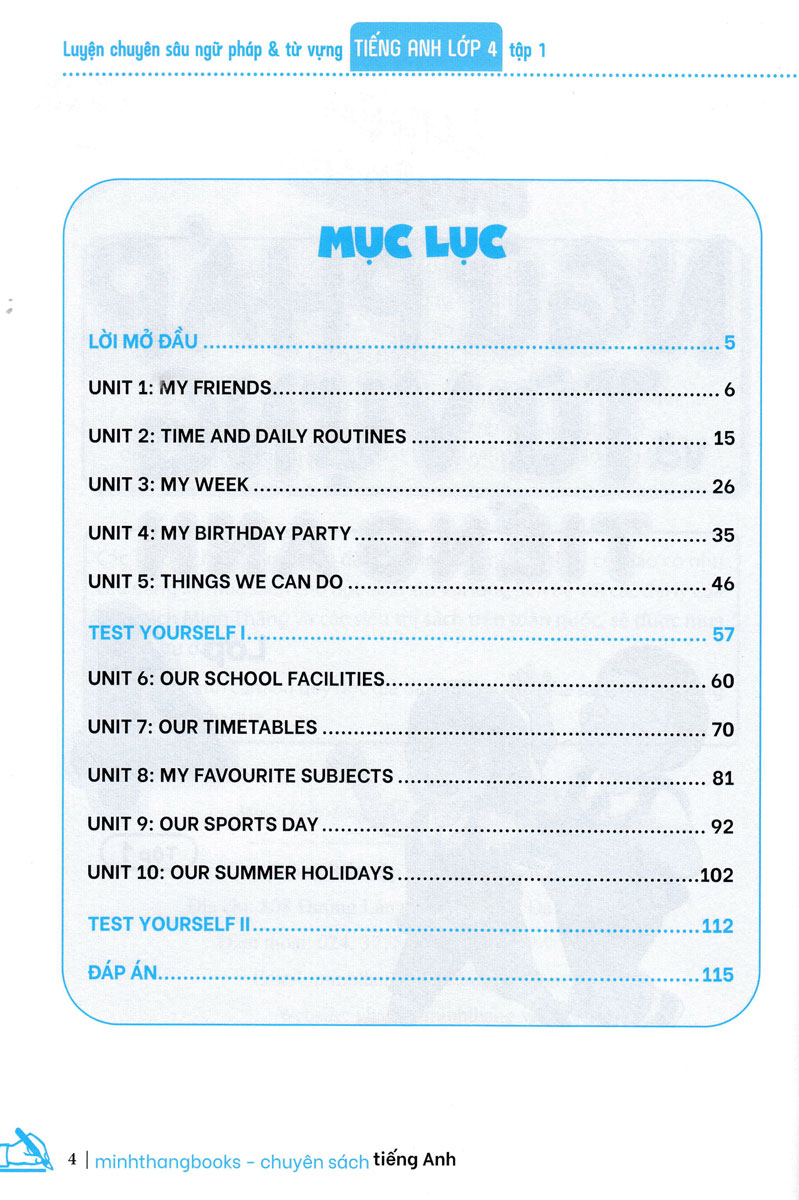 Bộ Global Success - Luyện Chuyên Sâu Ngữ Pháp Và Từ Vựng Tiếng Anh Lớp 4 - Tập 1 (Tái Bản 2025) - Ảnh 2