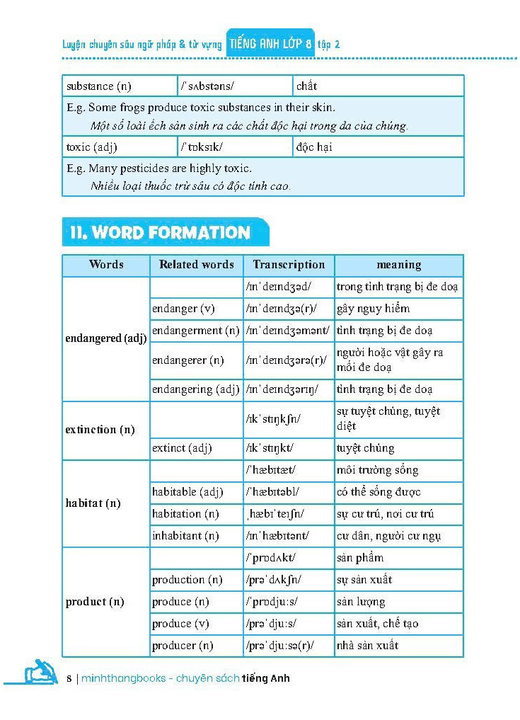 bộ global success - luyện chuyên sâu ngữ pháp và từ vựng tiếng anh lớp 8 - tập 2 - Ảnh 8