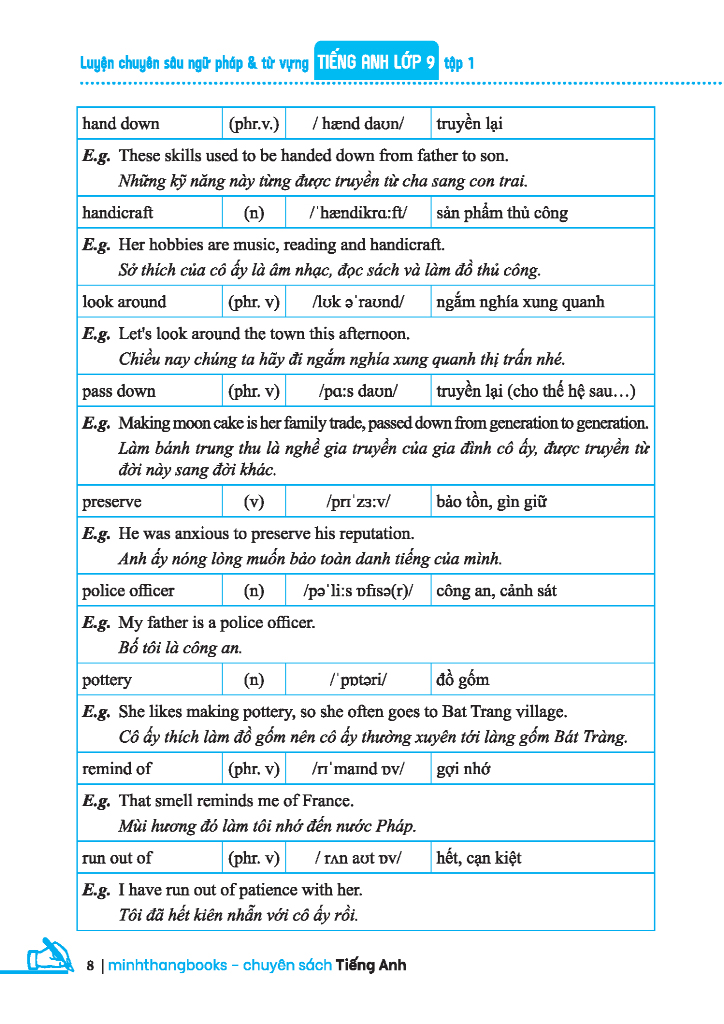 Bộ Global Success - Luyện Chuyên Sâu Ngữ Pháp Và Từ Vựng Tiếng Anh Lớp 9 - Tập 1 - Ảnh 7