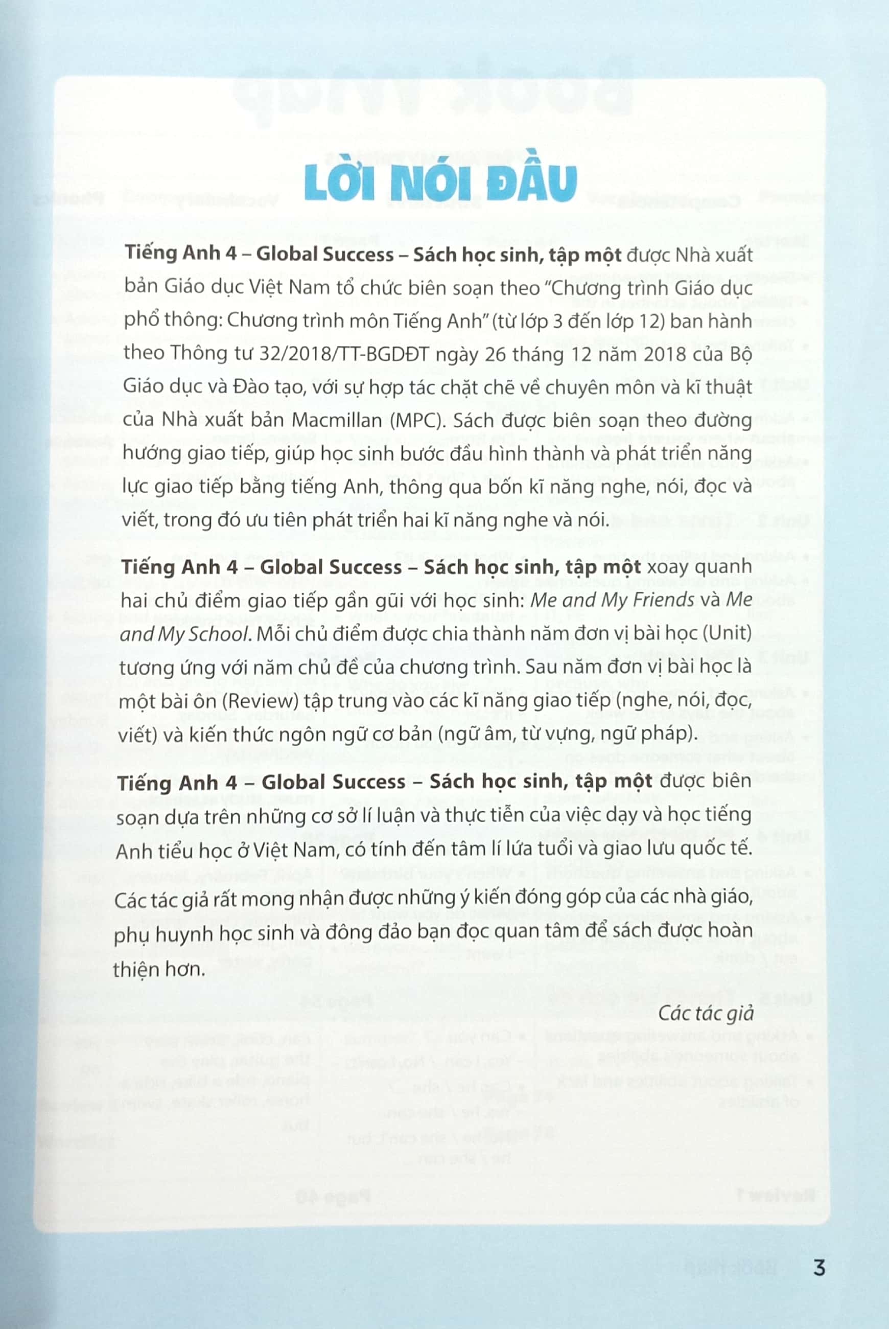 bộ global success - tiếng anh 4 tập 1 - sách học sinh (2023) - Ảnh 3