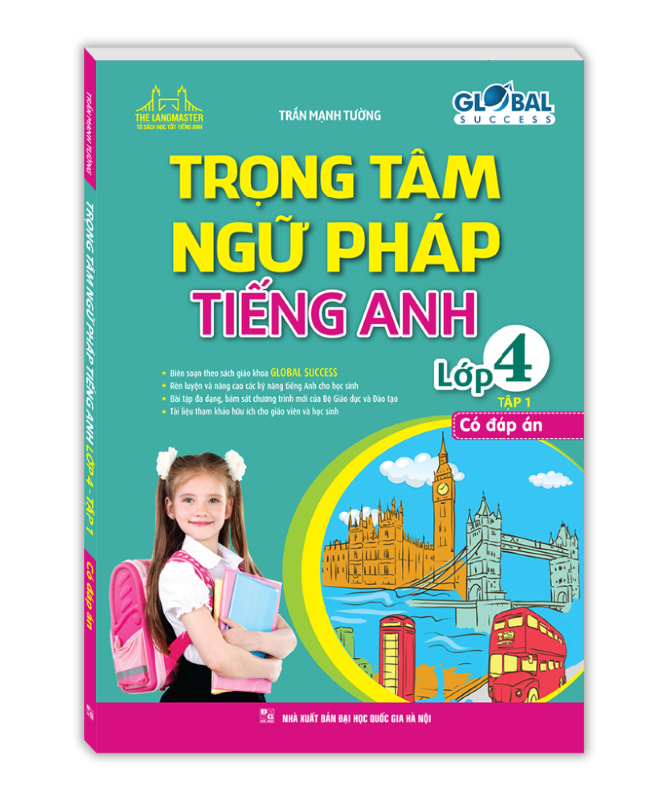 Bộ Global Success - Trọng Tâm Ngữ Pháp Tiếng Anh Lớp 4 - Tập 1 (Có Đáp Án) - Ảnh 2