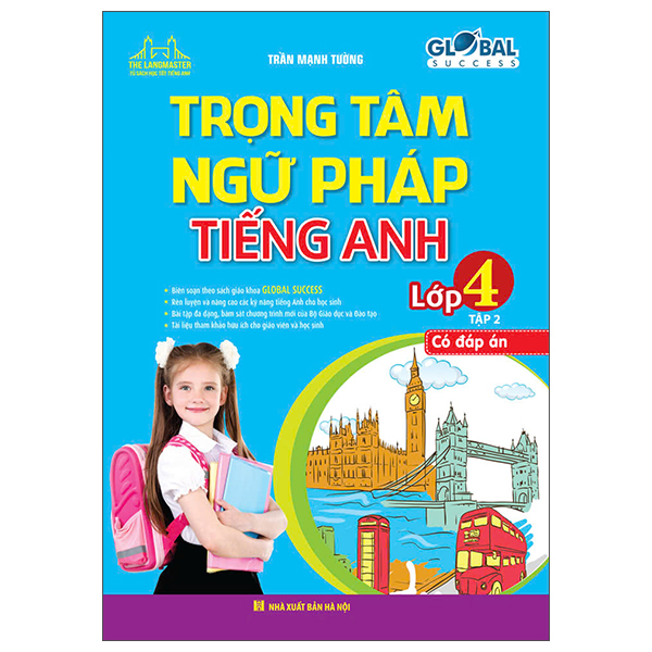 Bộ Global Success - Trọng Tâm Ngữ Pháp Tiếng Anh Lớp 4 - Tập 2 (Có Đáp Án)