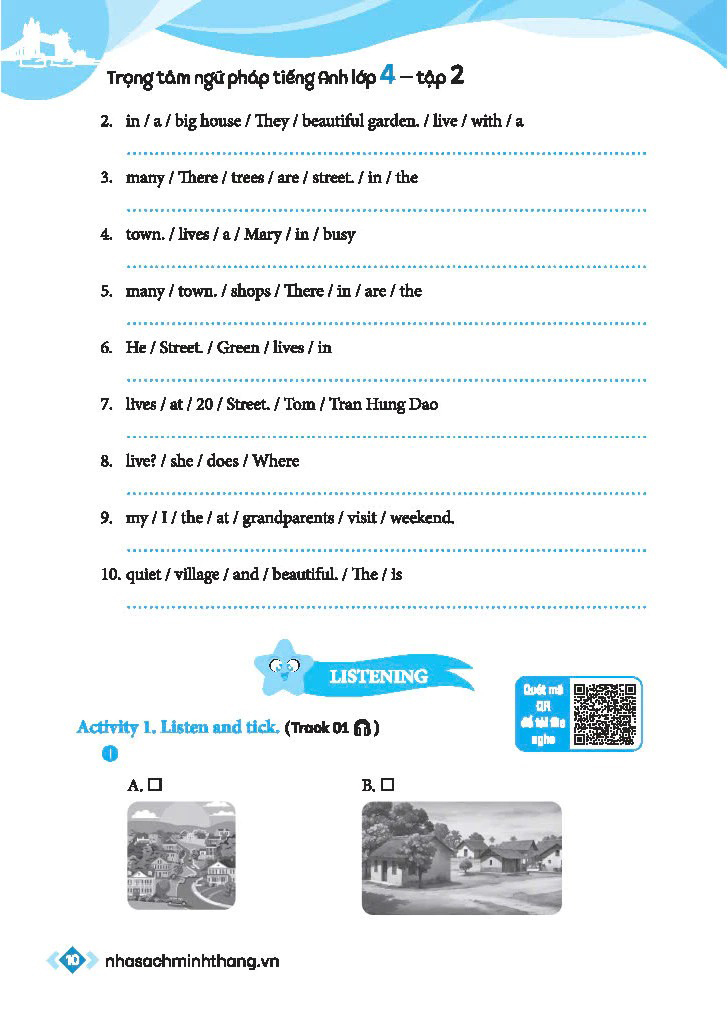 Bộ Global Success - Trọng Tâm Ngữ Pháp Tiếng Anh Lớp 4 - Tập 2 (Có Đáp Án) - Ảnh 9