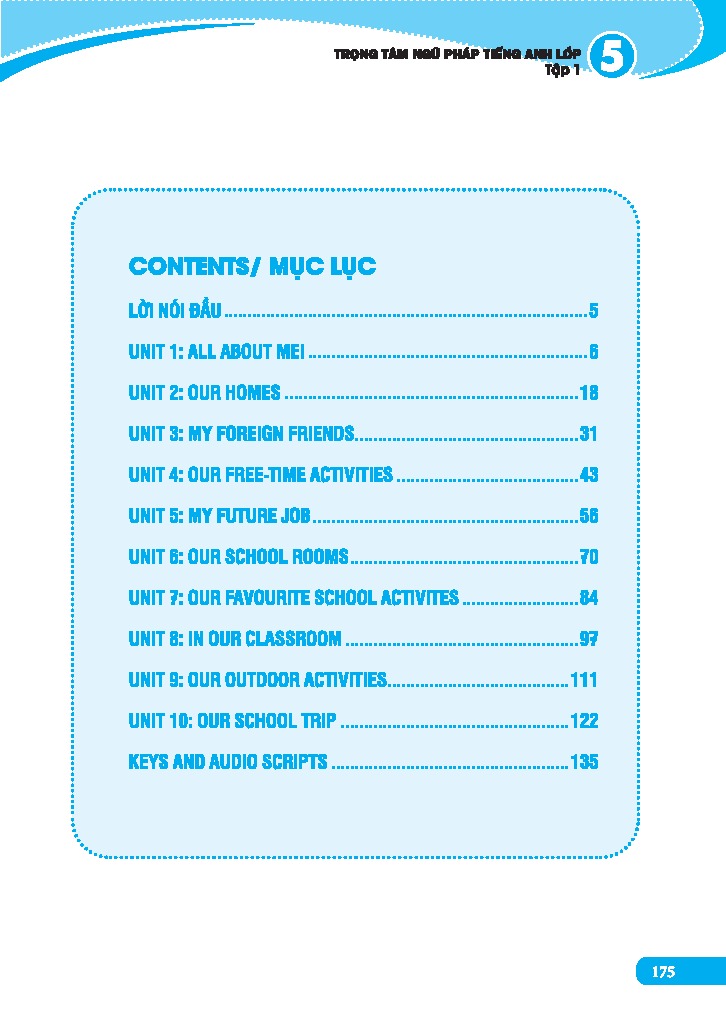 Bộ Global Success - Trọng Tâm Ngữ Pháp Tiếng Anh Lớp 5 - Tập 1 (Có Đáp Án) - Ảnh 2