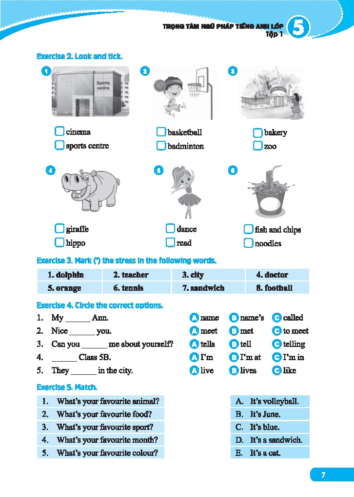 Bộ Global Success - Trọng Tâm Ngữ Pháp Tiếng Anh Lớp 5 - Tập 1 (Có Đáp Án) - Ảnh 4