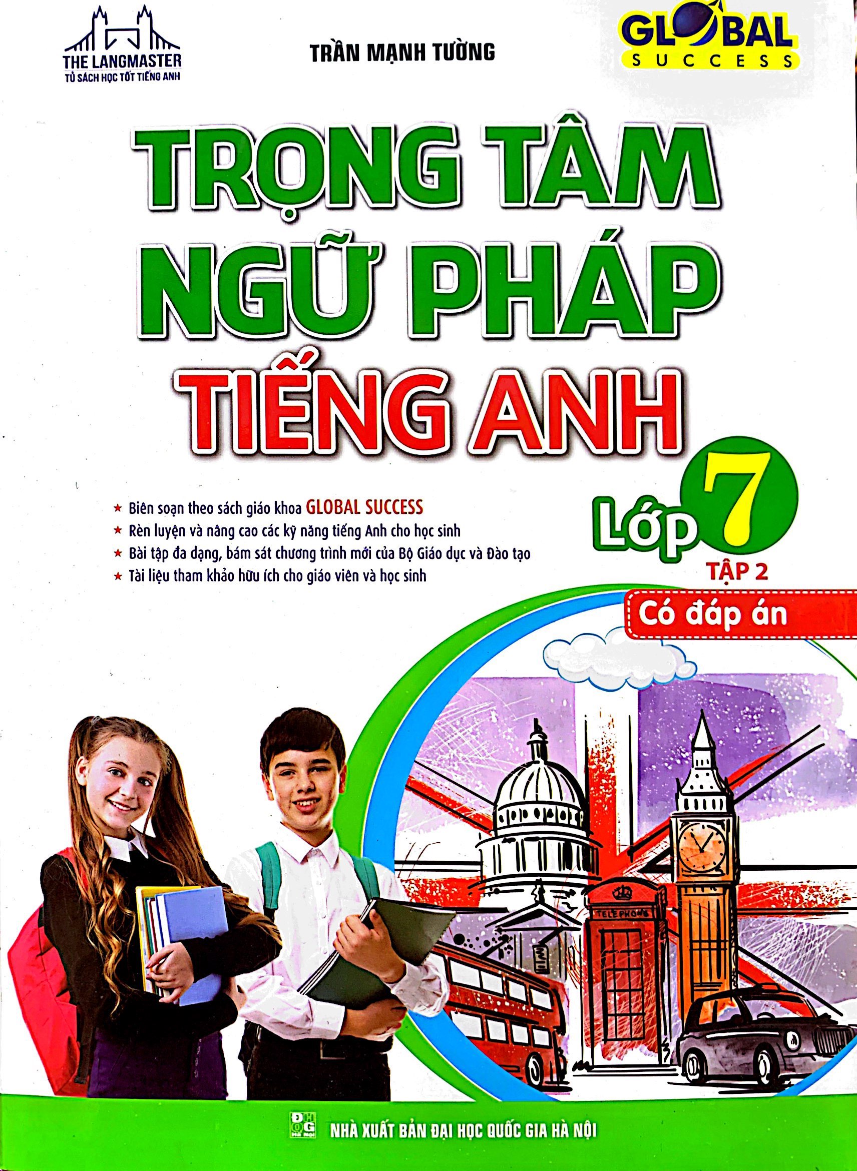 bộ global success - trọng tâm ngữ pháp tiếng anh lớp 7 - tập 2 - có đáp án (tái bản 2023) - Ảnh 2