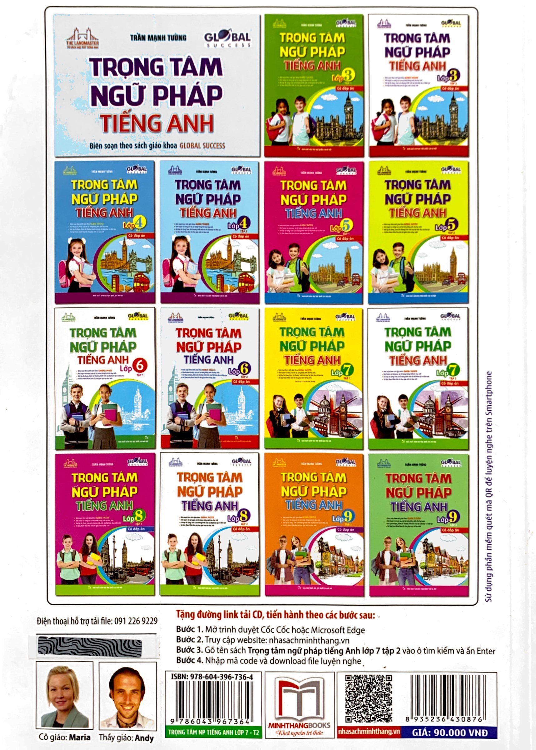 bộ global success - trọng tâm ngữ pháp tiếng anh lớp 7 - tập 2 - có đáp án (tái bản 2023) - Ảnh 7