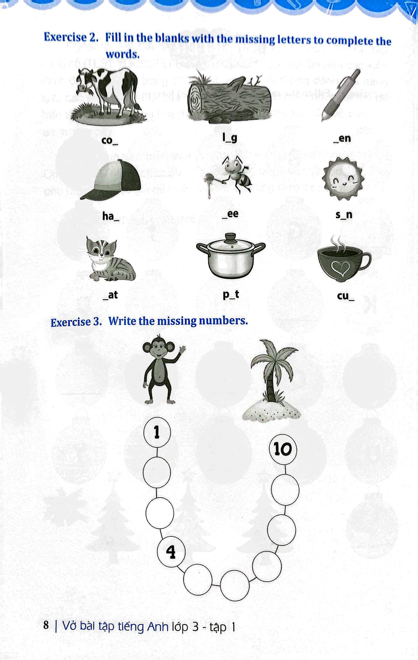 bộ global success - vở bài tập tiếng anh lớp 3 - tập 1 (có đáp án) - Ảnh 7