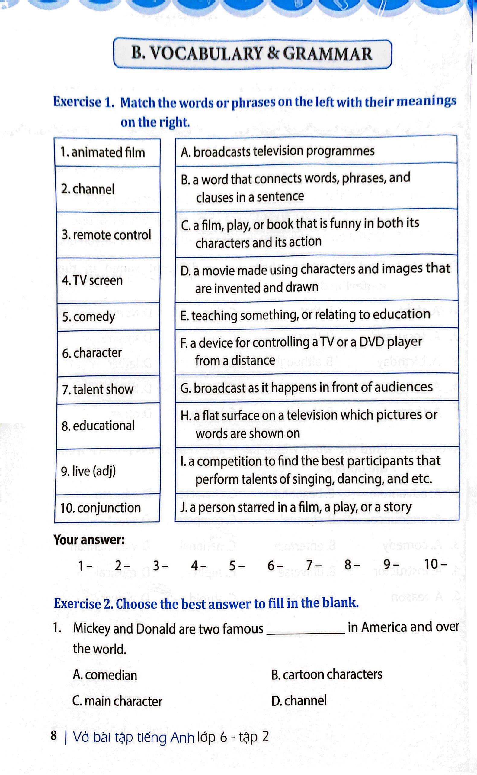 bộ global success - vở bài tập tiếng anh lớp 6 - tập 2 (có đáp án) - Ảnh 4