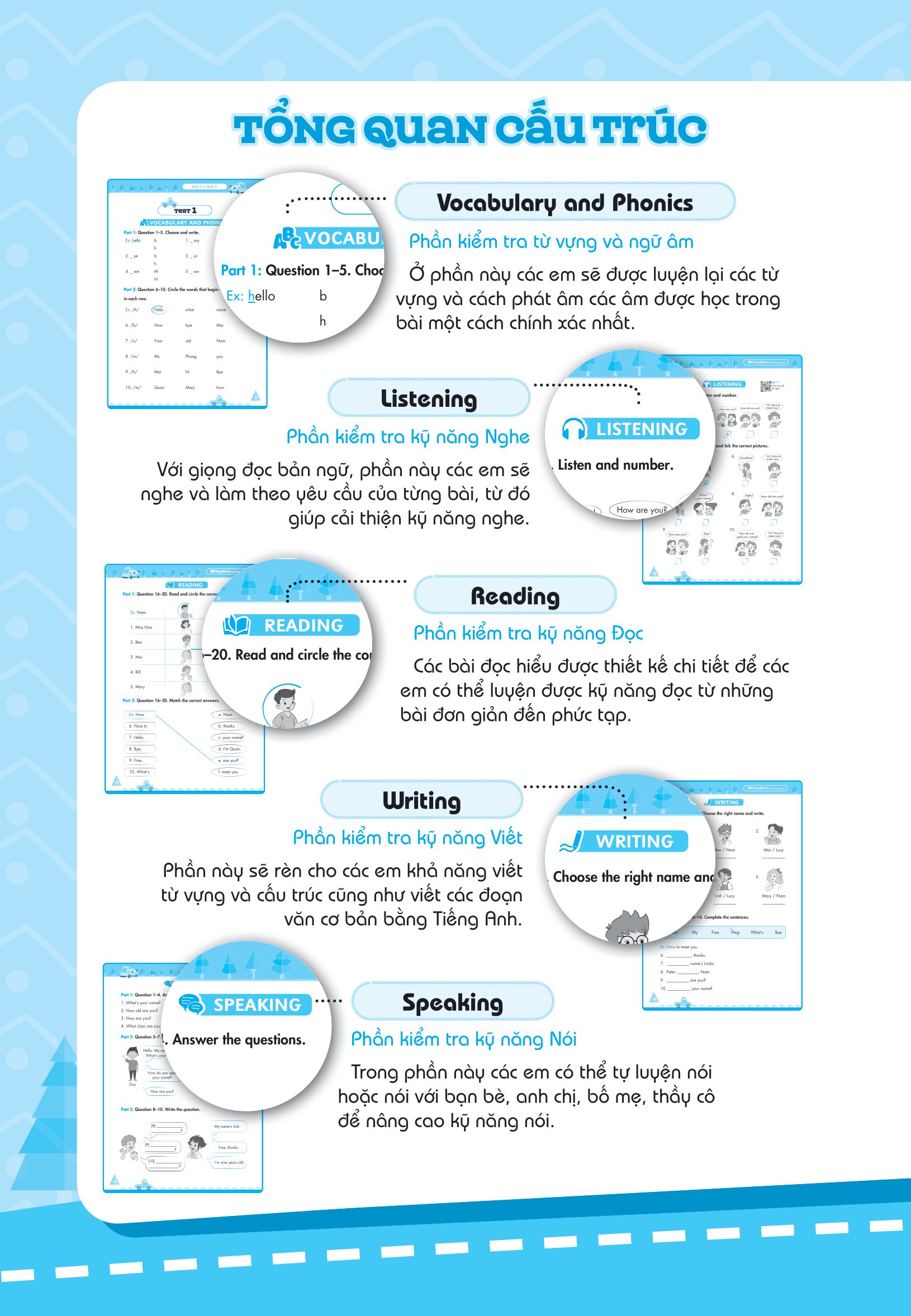 bộ global sucess - big 4 - bộ đề tự kiểm tra 4 kỹ năng nghe-nói-đọc-viết tiếng anh cơ bản và nâng cao - lớp 3 - tập 1 - Ảnh 3