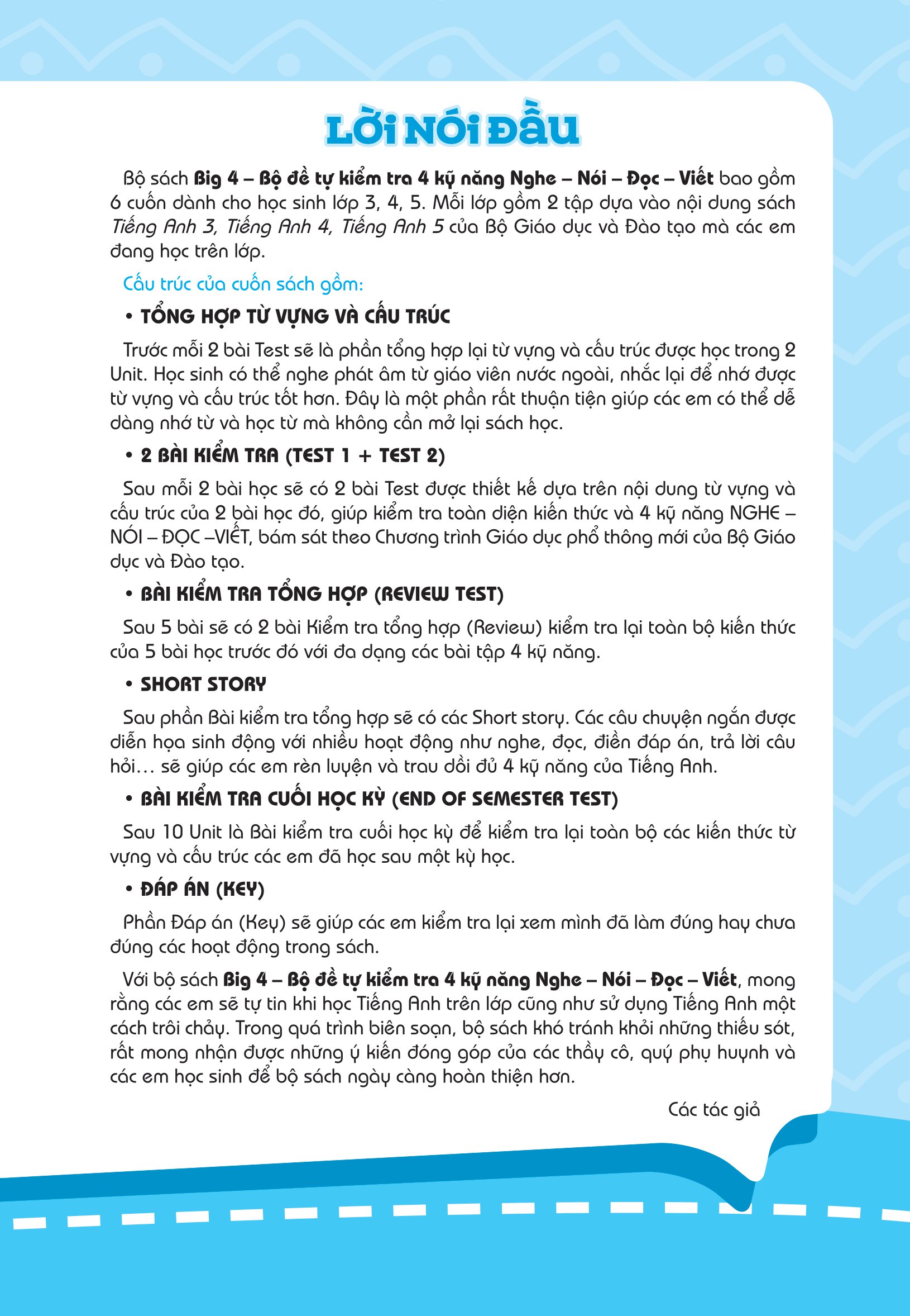 bộ global sucess - big 4 - bộ đề tự kiểm tra 4 kỹ năng nghe-nói-đọc-viết tiếng anh cơ bản và nâng cao - lớp 3 - tập 1 - Ảnh 4