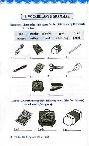 bộ globall sucess - vở bài tập tiếng anh lớp 6 - tập 1 (có đáp án) - Ảnh 5