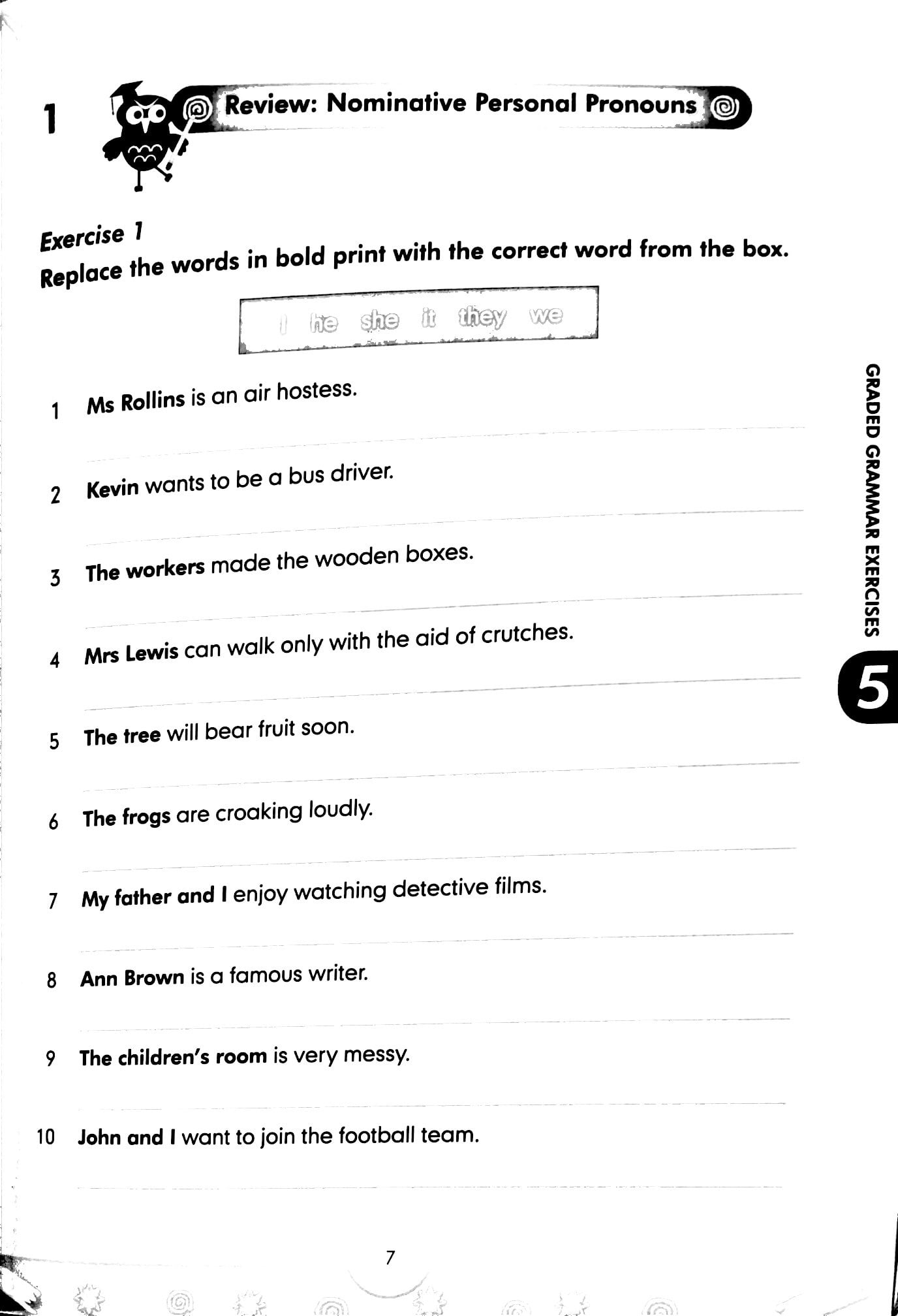 bộ graded grammar exercises 5 (không cd) - Ảnh 3