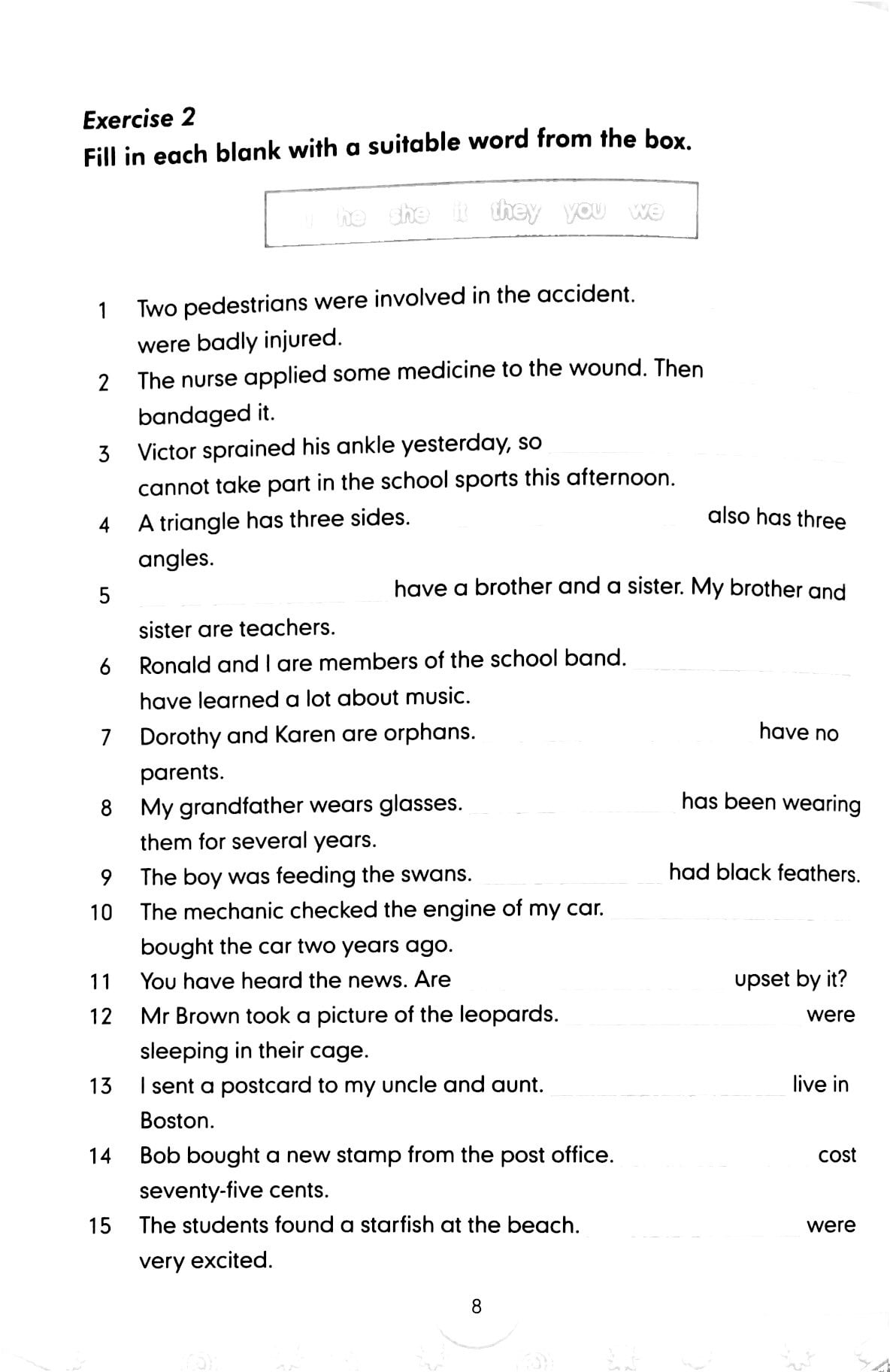 bộ graded grammar exercises 5 (không cd) - Ảnh 4