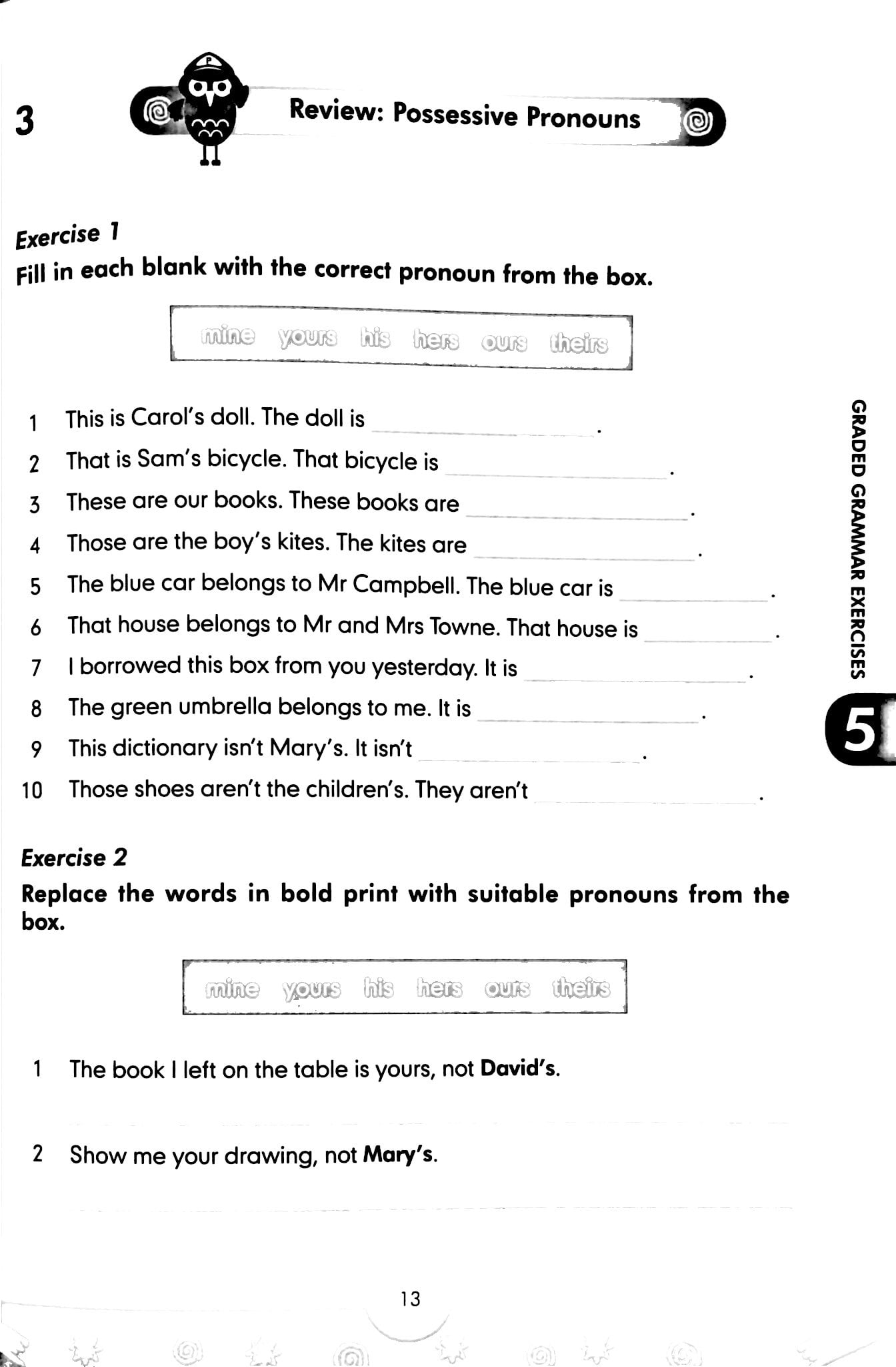 bộ graded grammar exercises 5 (không cd) - Ảnh 9