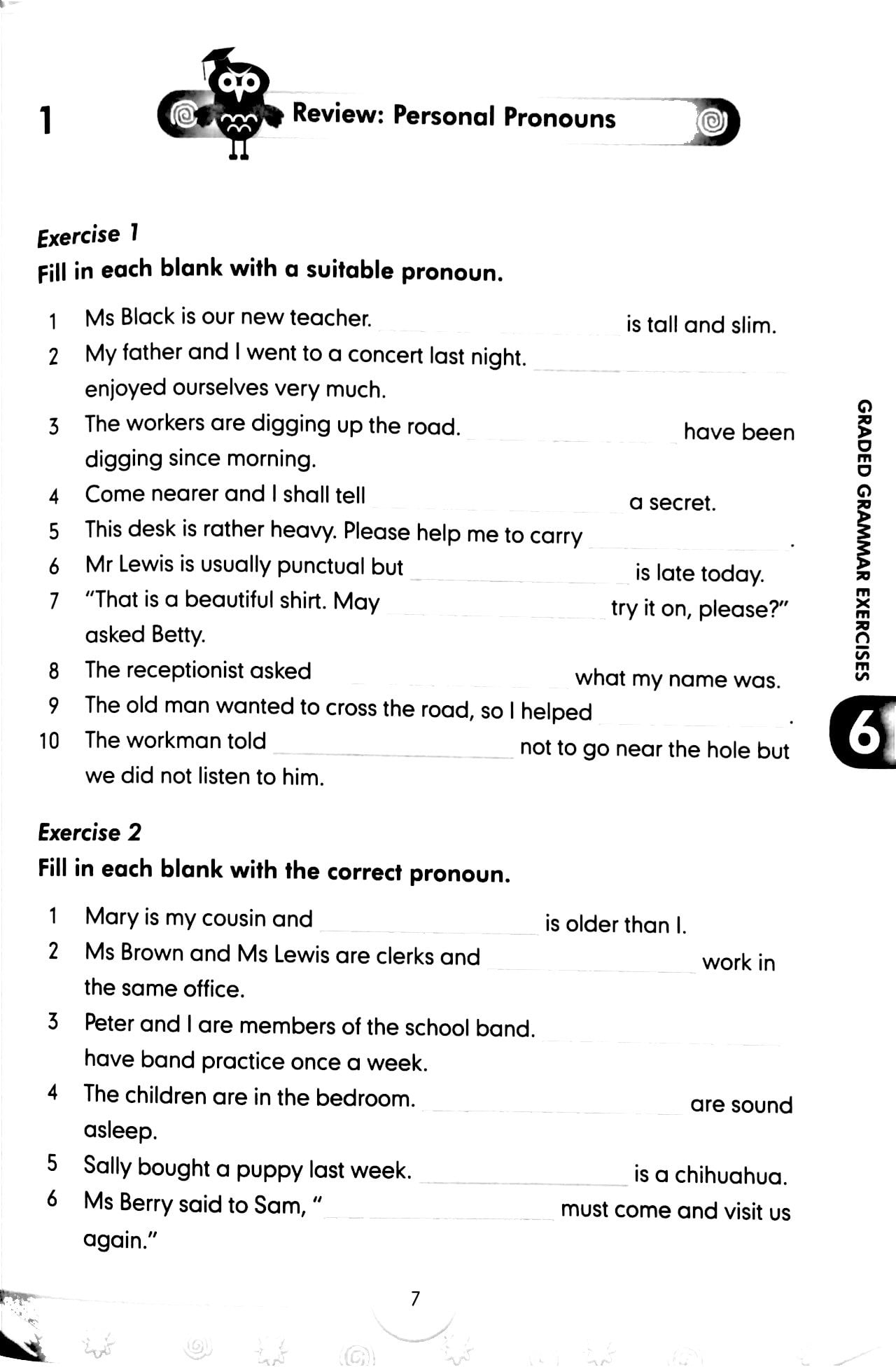 bộ graded grammar exercises 6 - Ảnh 5